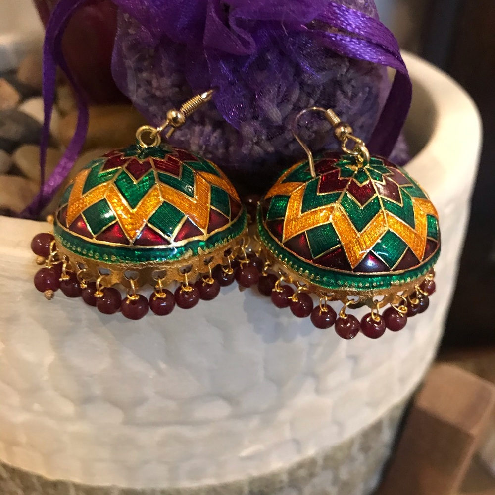 Indian jewelery- JHUMKIS- RAKHI SALE